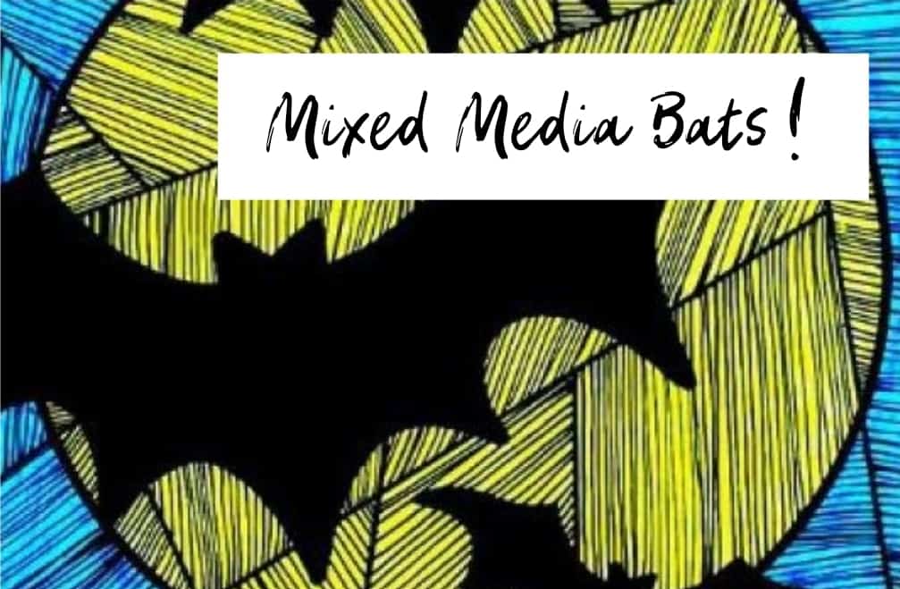 image - mix media bats